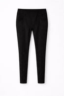 NWT Halara Women’s Black Faux Suede Skinny Pants 7/8 Length Size XL