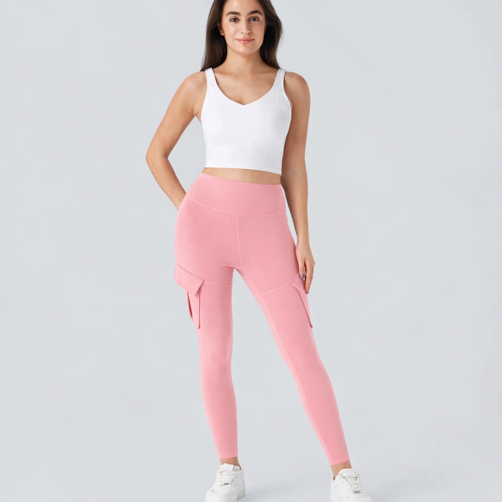 NWT Halara DayStretch High Waisted Cargo Pocket Skinny Yoga Leggings 7/8 - XS