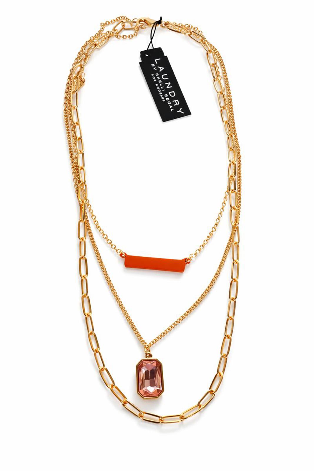 NWT Laundry by Shelli Segal Gold-Tone Multi-Layer Necklace
