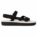 NWB Everlane The ReNew Teddy Sport Sandal Black/Cream Women's Size 7