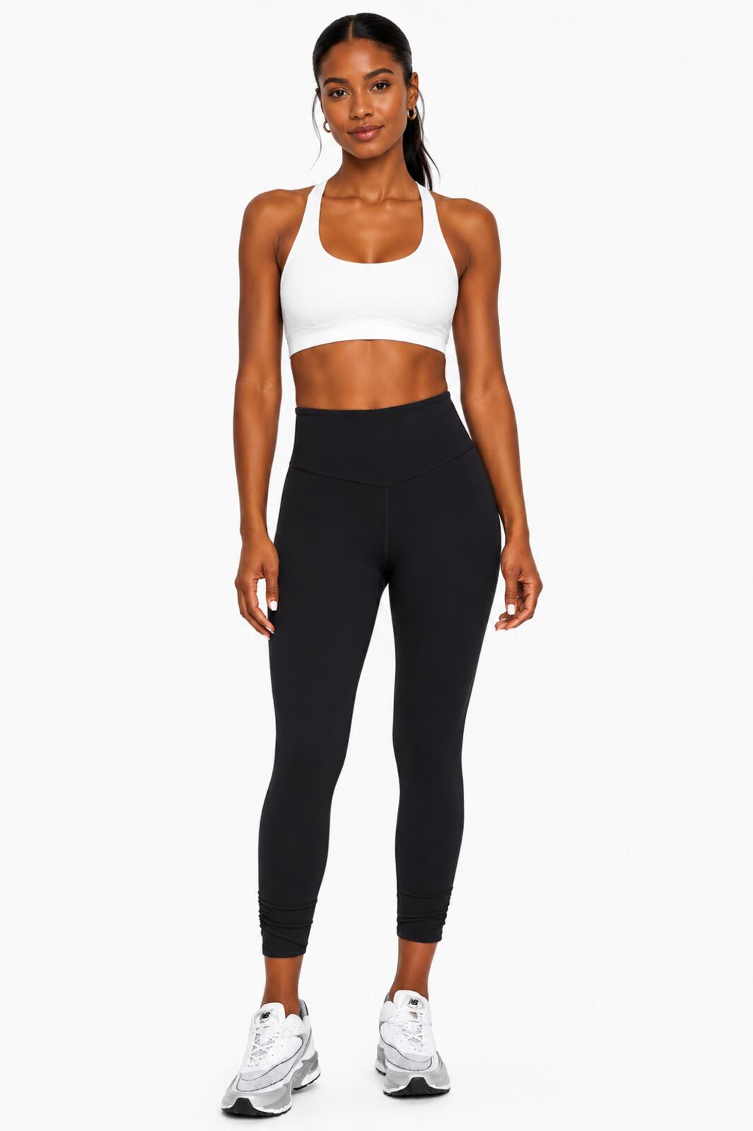 NWT Fourlaps Women's Contour High Waist Performance Leggings Black Size M