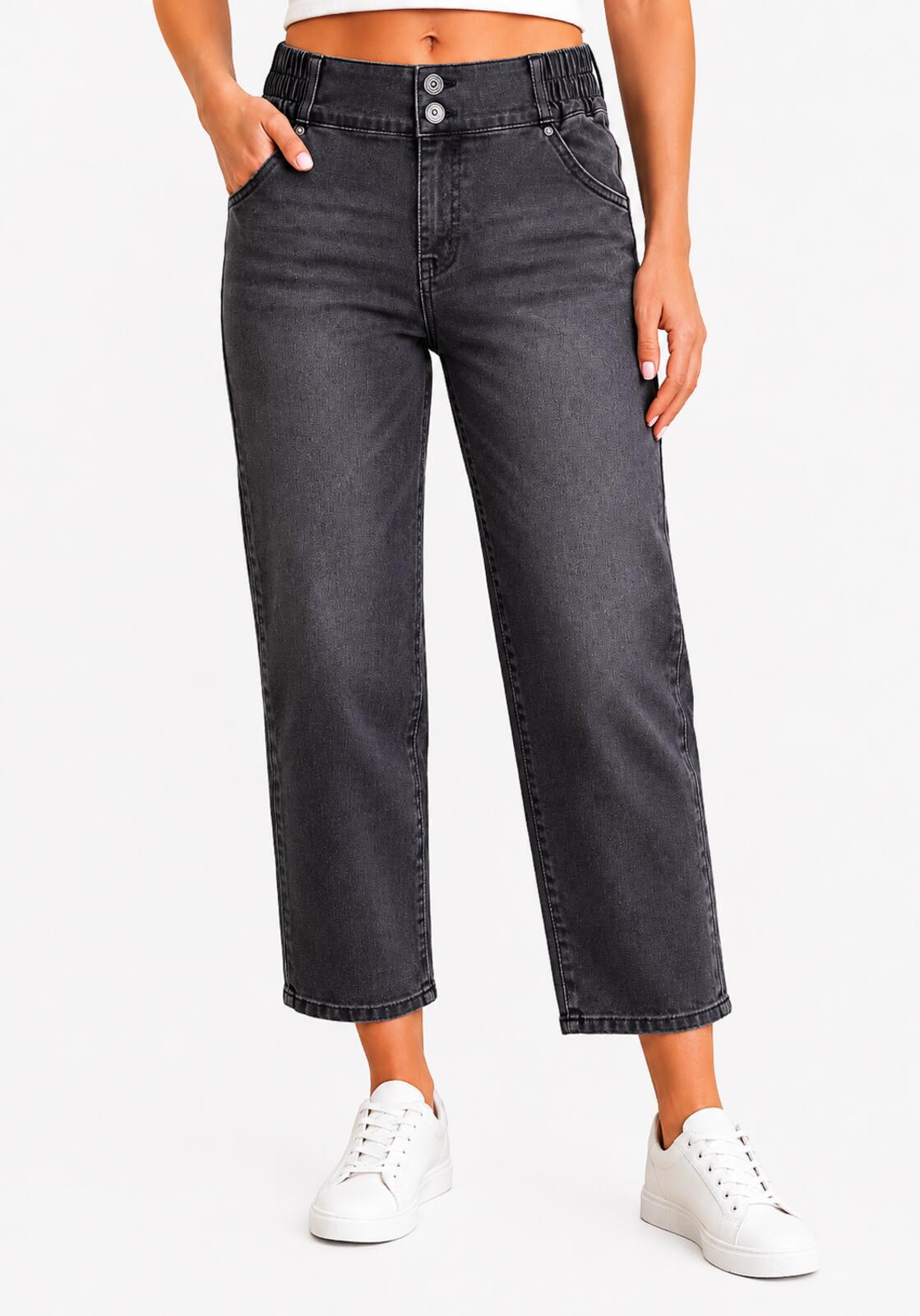 NWT G by Giuliana Black Straight Leg Jeans Size 8
