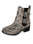 NWB Kenneth Cole Reaction Salt Biker Jewel Chelsea Boots Women's Size 5.5