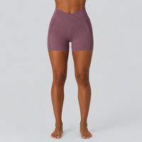NWT Halara Women's SoftlyZero Activewear Shorts Purple Size Small