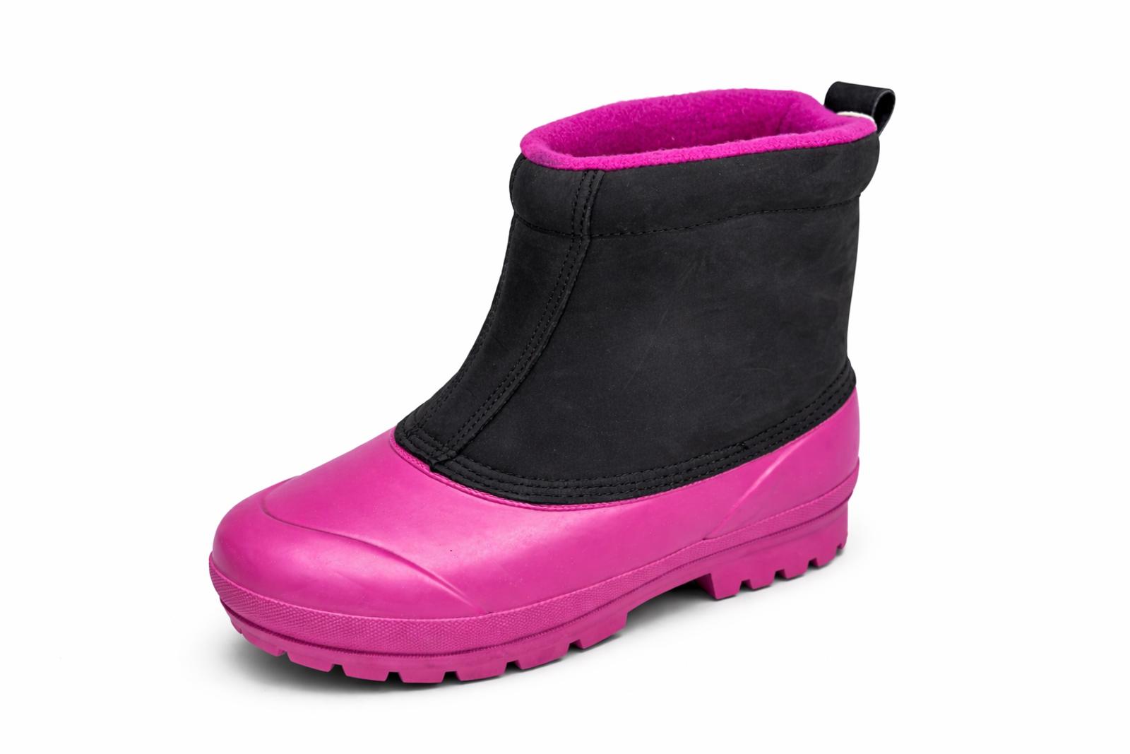 Superga Rubber Ankle Boots Black Plum Women's US 9.5 / EU 41 NWB