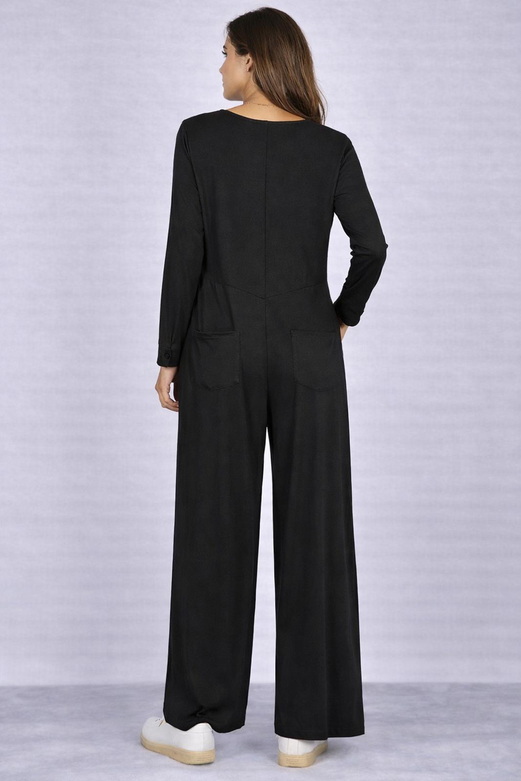 NWT Halara Long Sleeve Button Front Wide Leg Jumpsuit Size XL