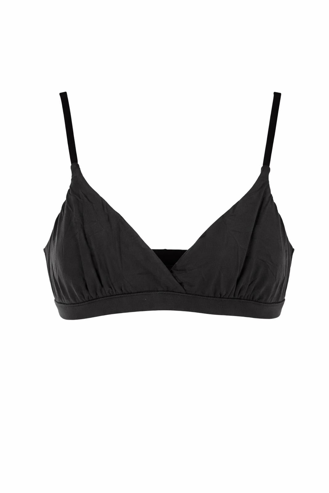 NWT Halara Black Triangle Bralette Adjustable Strap Size Large