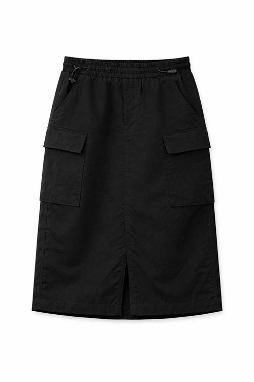 NWT Halara Black Cargo Skirt Elastic Waist Pockets Size Small