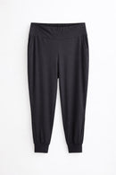 NWT Halara High Waisted Cuffed Jogger Sweatpants Black Size XL