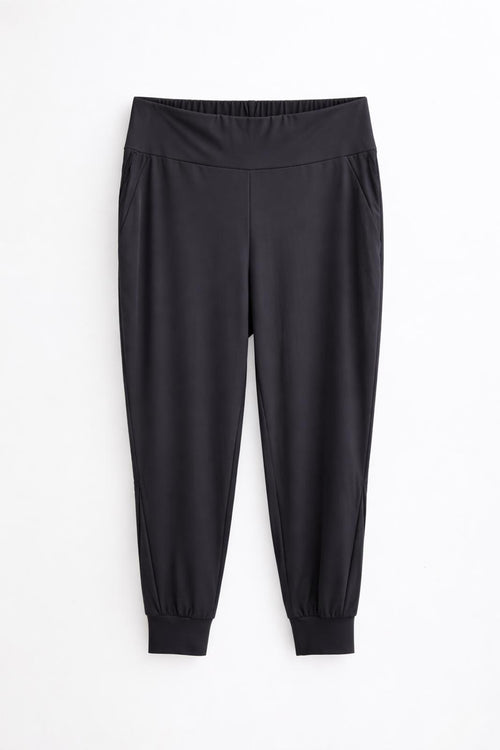 NWT Halara High Waisted Cuffed Jogger Sweatpants Black Size XL
