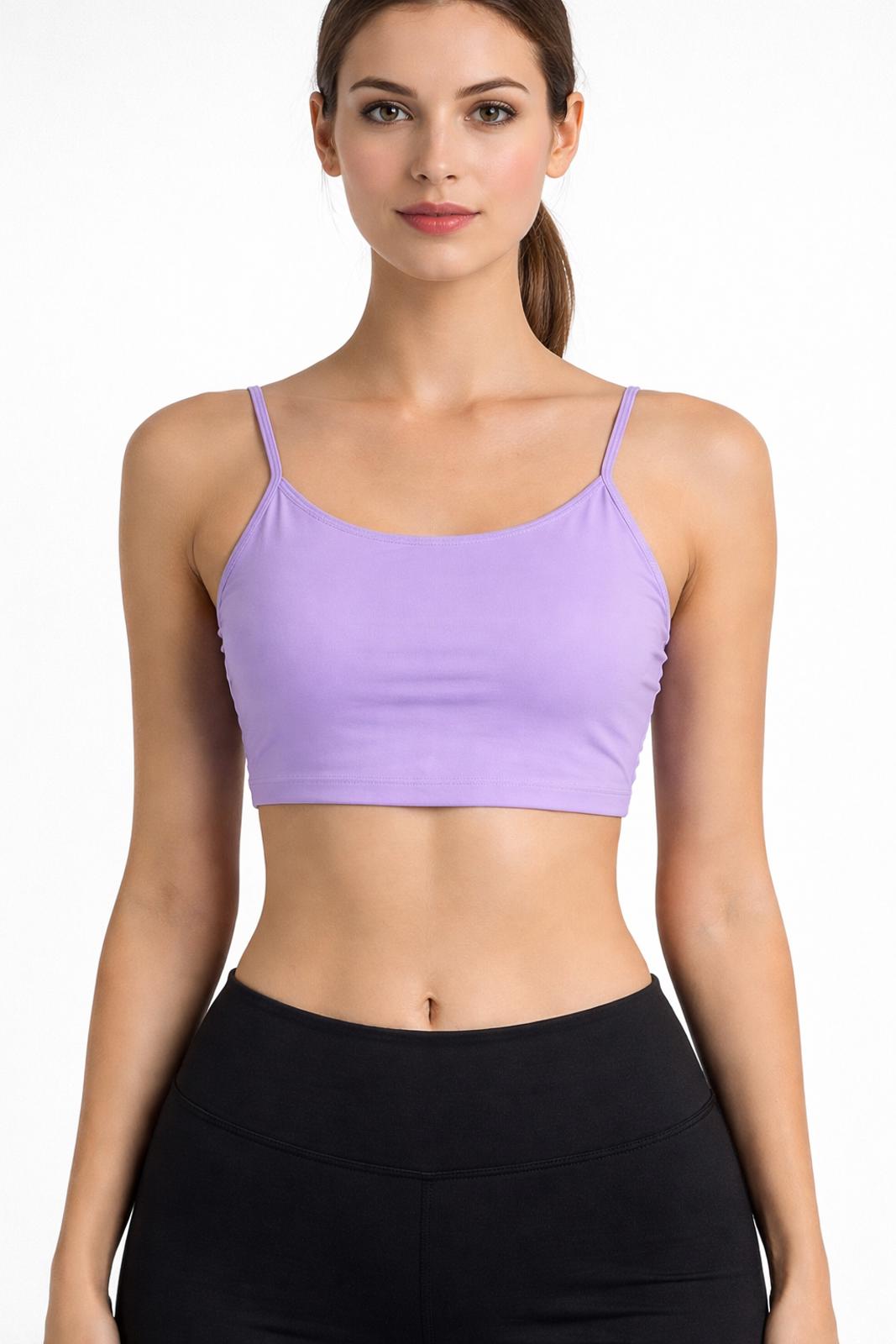 NWT Halara Light Purple Cropped Tank Top Size Large (11-12)
