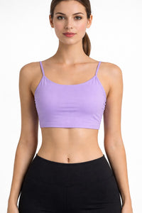 NWT Halara Light Purple Cropped Tank Top Size Large (11-12)