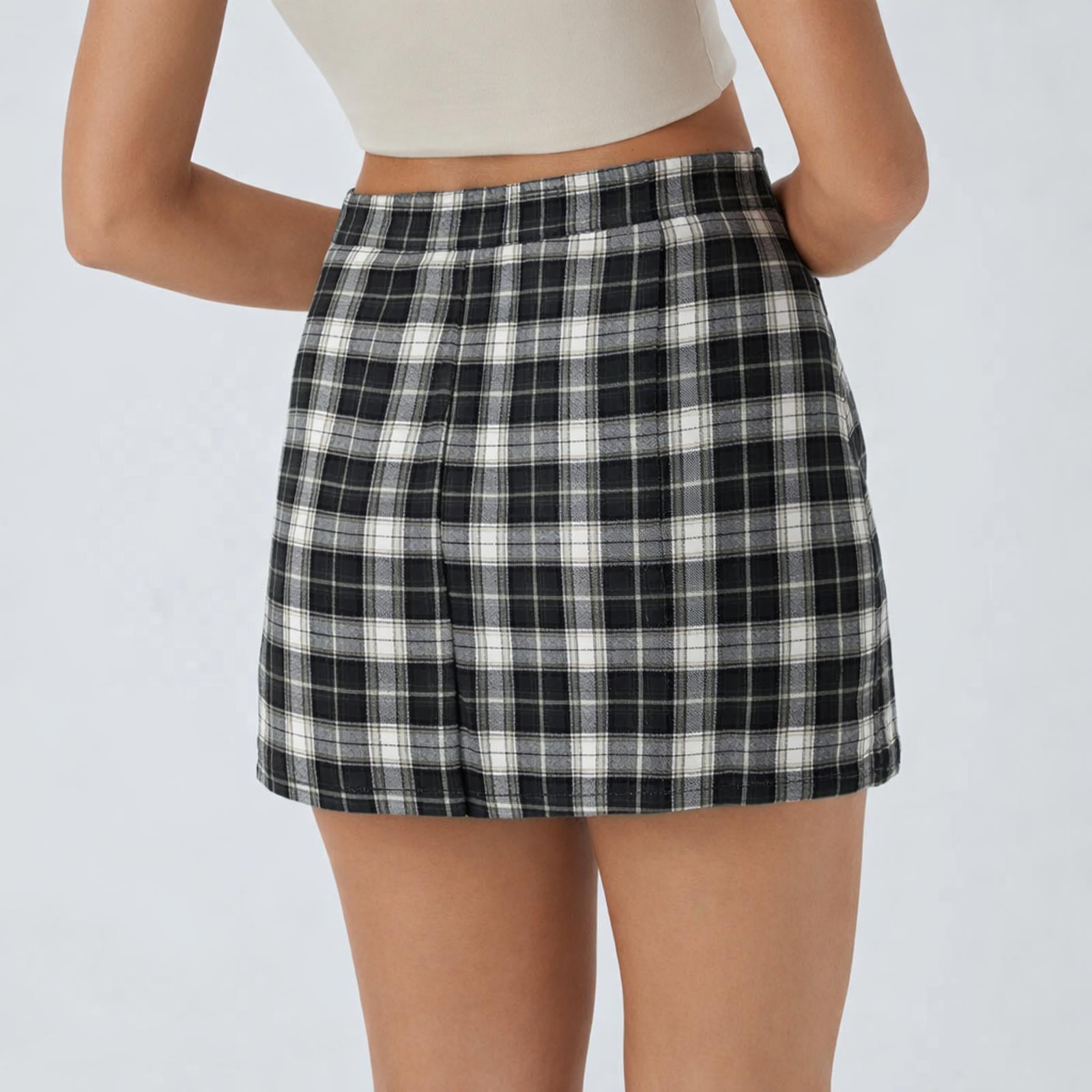 NWT Halara High Waisted Pocket Zipper 2-in-1 Mini Casual Skirt Size Small