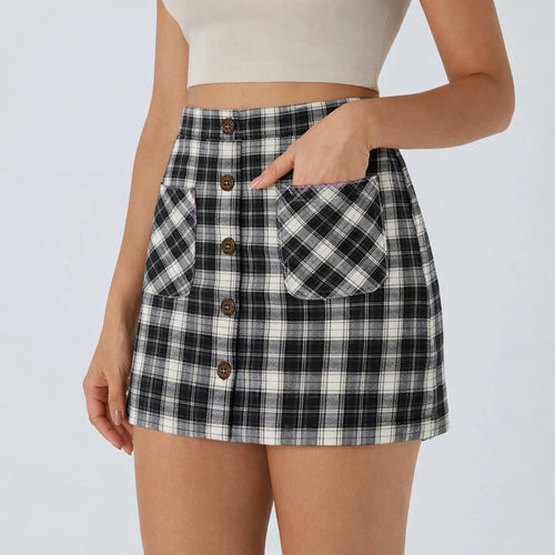 NWT Halara High Waisted Pocket Zipper 2-in-1 Mini Casual Skirt Size Small