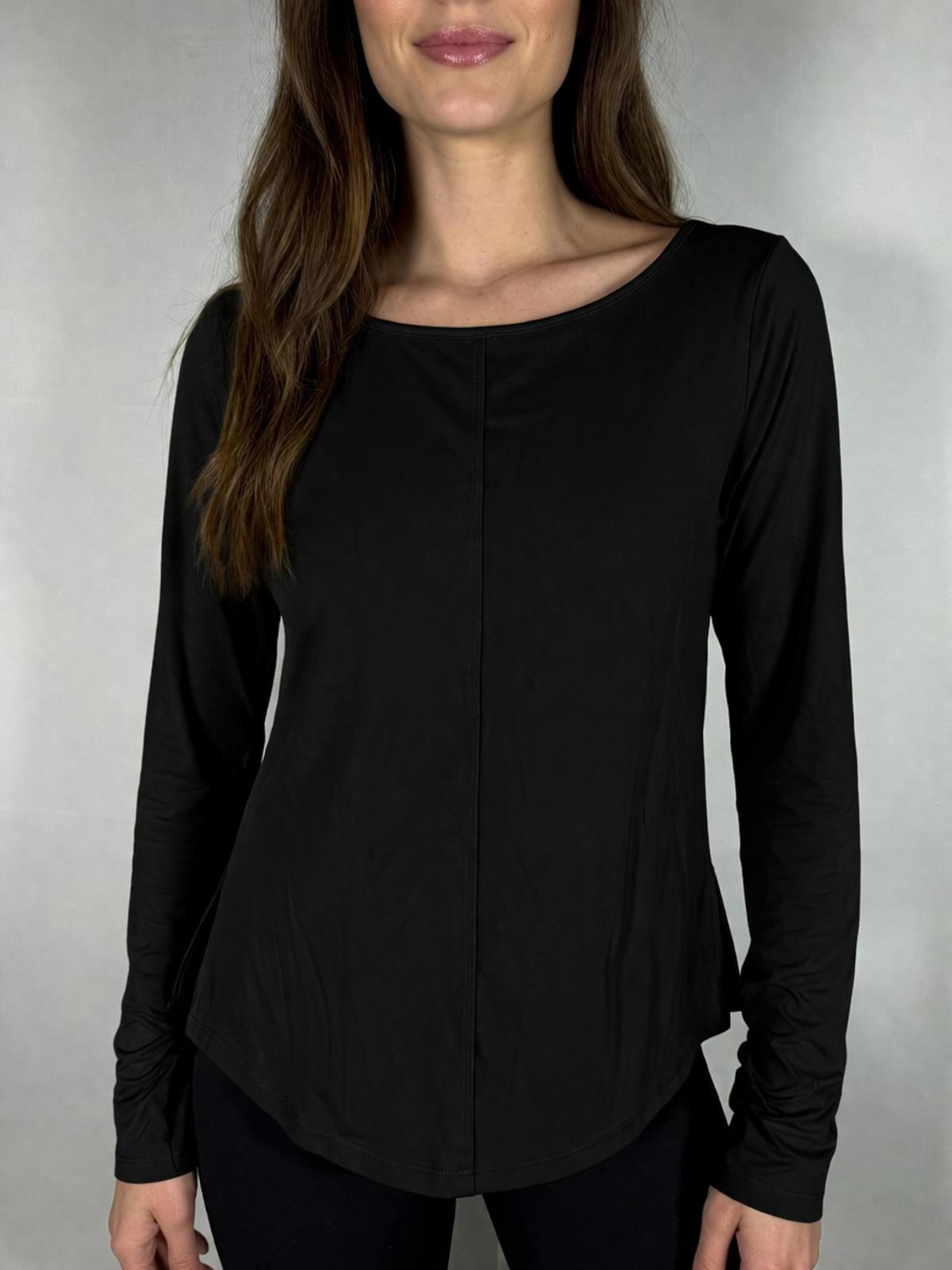 NWT Halara Soft Cloud Ruched Sleeve Open Back Top Size XS
