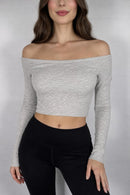 NWT Halara Gray Long Sleeve Athletic Top Size Medium