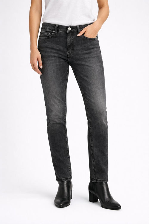 NWT The Kooples Slim Black Japanese Denim Jeans Women’s Size 27 31" Inseam $258