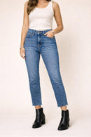 ÉTICA Ethically Made Cropped Raw Hem Jeans Size 1 Women's 24” Inseam NWT