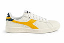 Diadora Game L Low White Golden Rod Leather Sneakers Size US 6 / EU 36.5 NWB