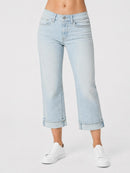 NWT NYDJ Marilyn Crop Cuff Cool Embrace Lift Tuck Jeans Oceanfront Size 00