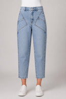 NWT G by Giuliana Women's Light Wash Cropped Tapered Jeans Size 16W