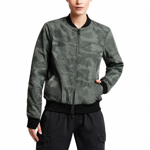 NWT Blanc Noir Reversible Camo Bomber Jacket Size Medium