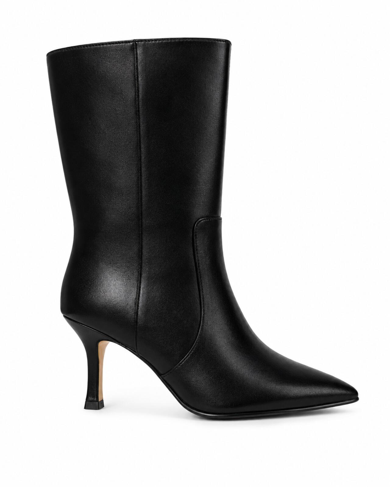 NWB Lisa Vicky Arthaul-V Black Sheep Nappa Stiletto Heel Boots 9.5