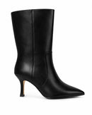 NWB Lisa Vicky Arthaul-V Black Sheep Nappa Stiletto Heel Boots 9.5