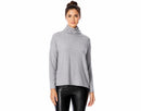 NWT LBLC The Label Mimi Cozy Heather Gray Turtleneck Top Size M
