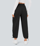 NWT Halara Breezeful High Waisted Drawstring Pocket Hem Casual Joggers XS
