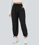 NWT Halara Breezeful High Waisted Drawstring Pocket Hem Casual Joggers XS