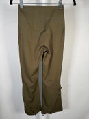 NWT Halara High Waisted Ruffle Hem Flare Yoga Pants Olive Size XS