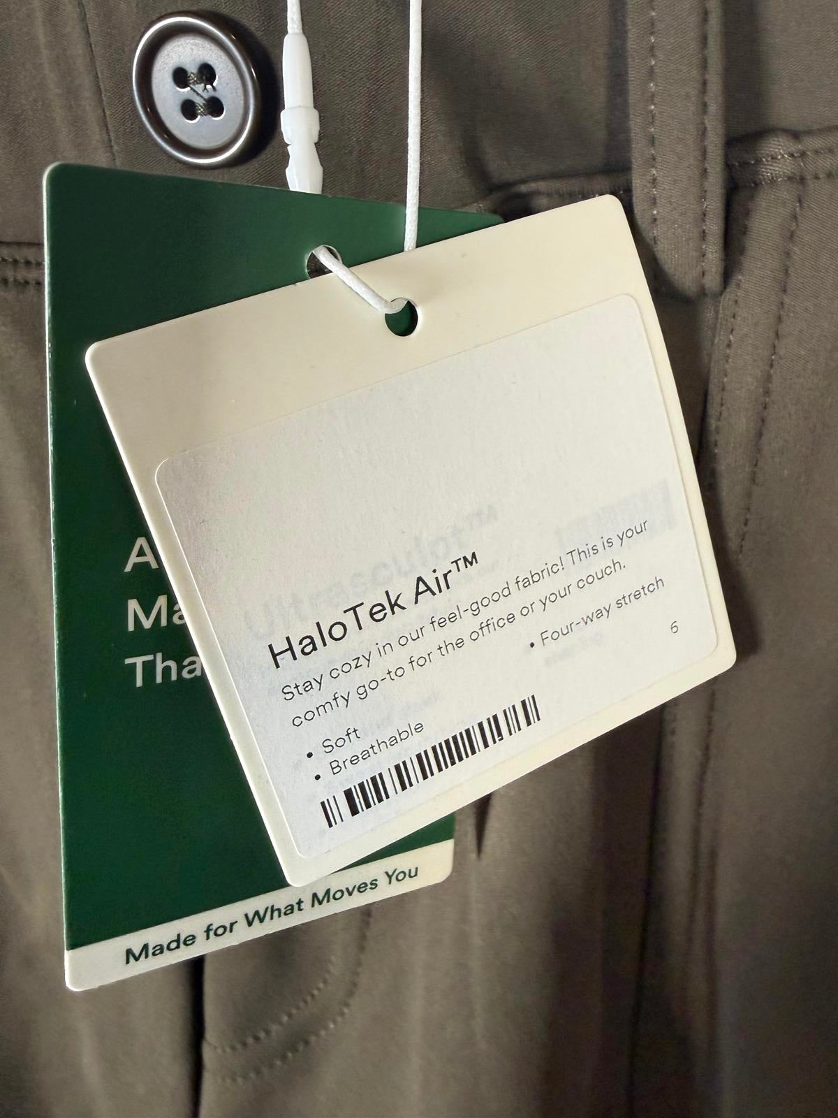 NWT Halara HaloTek Air Cargo Pocket Shorts Brown Stretch Size Large