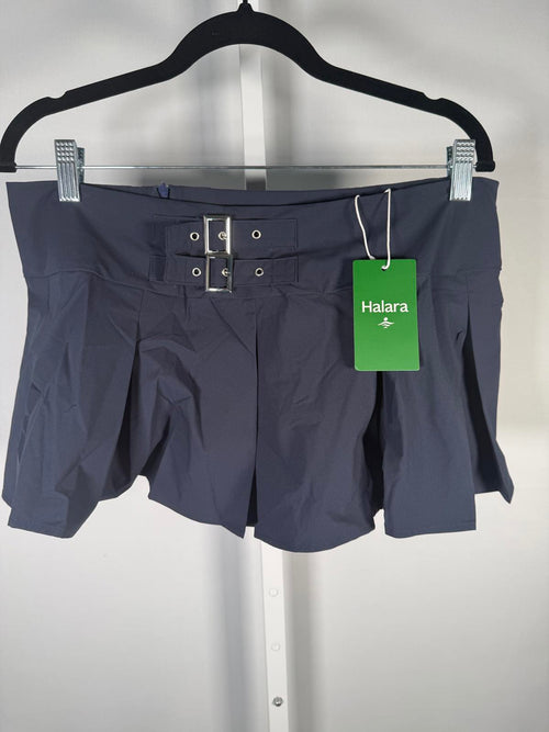NWT Halara High Waisted Buckle 2-in-1 Side Pocket Mini Dance Skirt Size XL