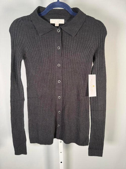 NWT Spiritual Gangster Aster Ribbed Collared Button-down Top Size XS