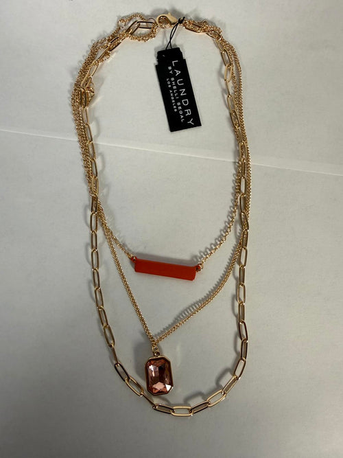 NWT Laundry by Shelli Segal Gold-Tone Multi-Layer Necklace