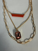 NWT Laundry by Shelli Segal Gold-Tone Multi-Layer Necklace