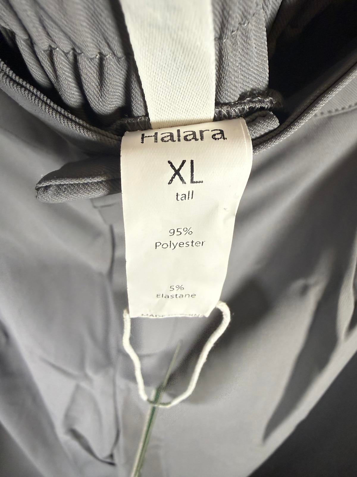 NWT Halara High Waisted Zipper Pocket Shirred Straight Leg Pants Size XL Tall
