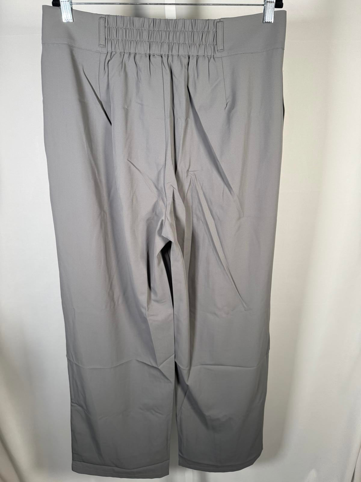 NWT Halara High Waisted Zipper Pocket Shirred Straight Leg Pants Size XL Tall