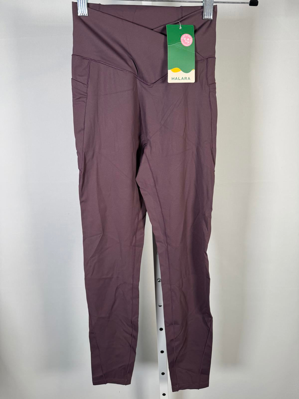 NWT Halara High-Waisted Crossover Waist 7/8 Leggings Size XS