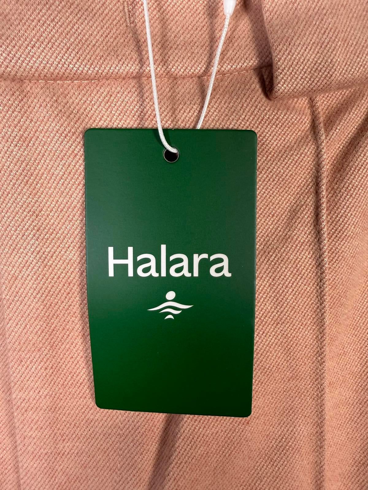 NWT Halara High-Waisted Full Length Straight Leg Pants, Peach Size Small