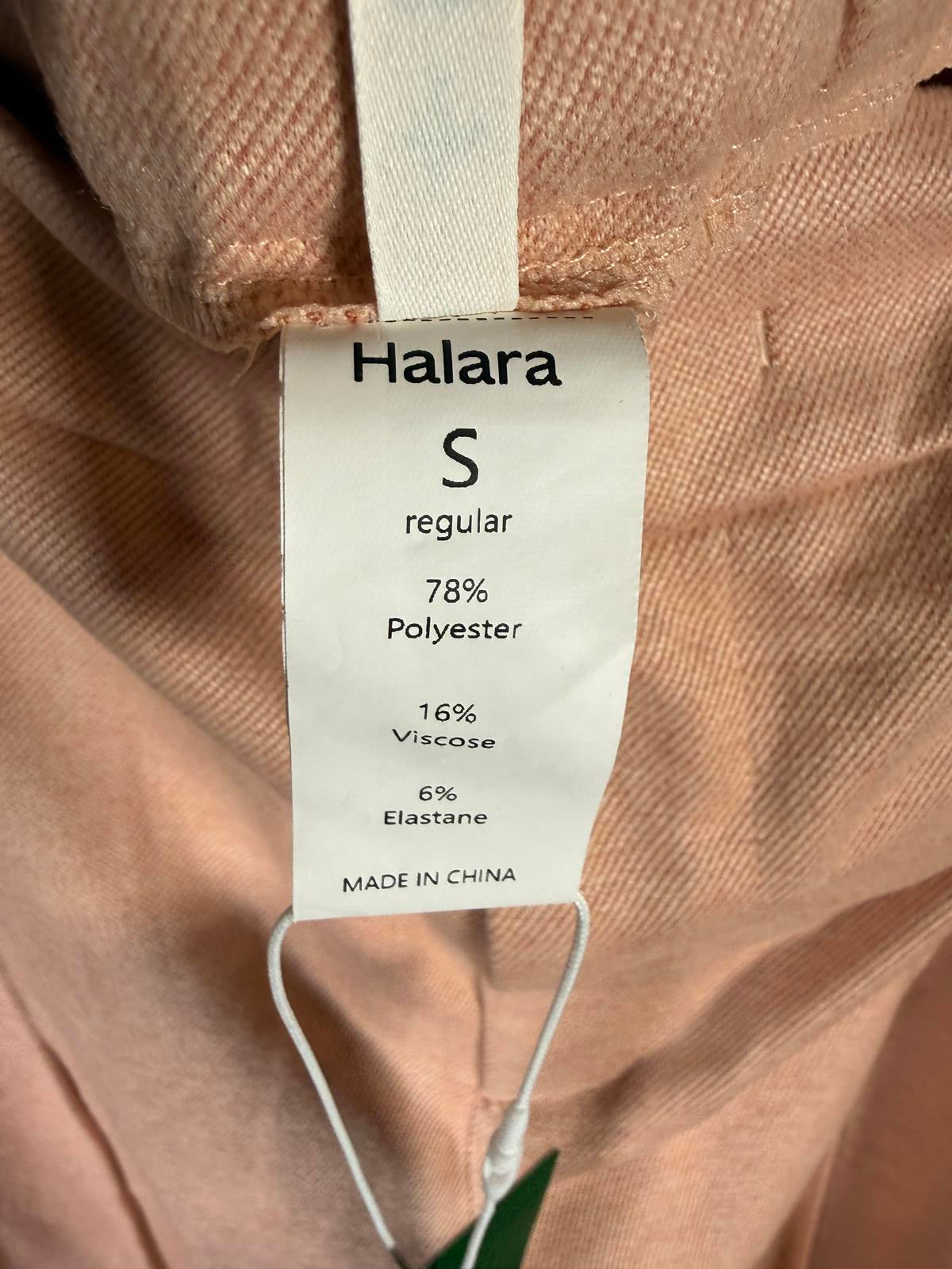 NWT Halara High-Waisted Full Length Straight Leg Pants, Peach Size Small