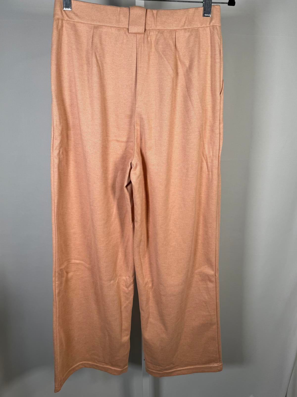 NWT Halara High-Waisted Full Length Straight Leg Pants, Peach Size Small