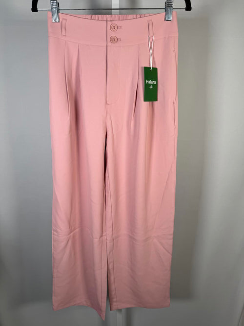 NWT Halara Flex High Waisted Shirred Straight Leg Work Pants Size XS Petite