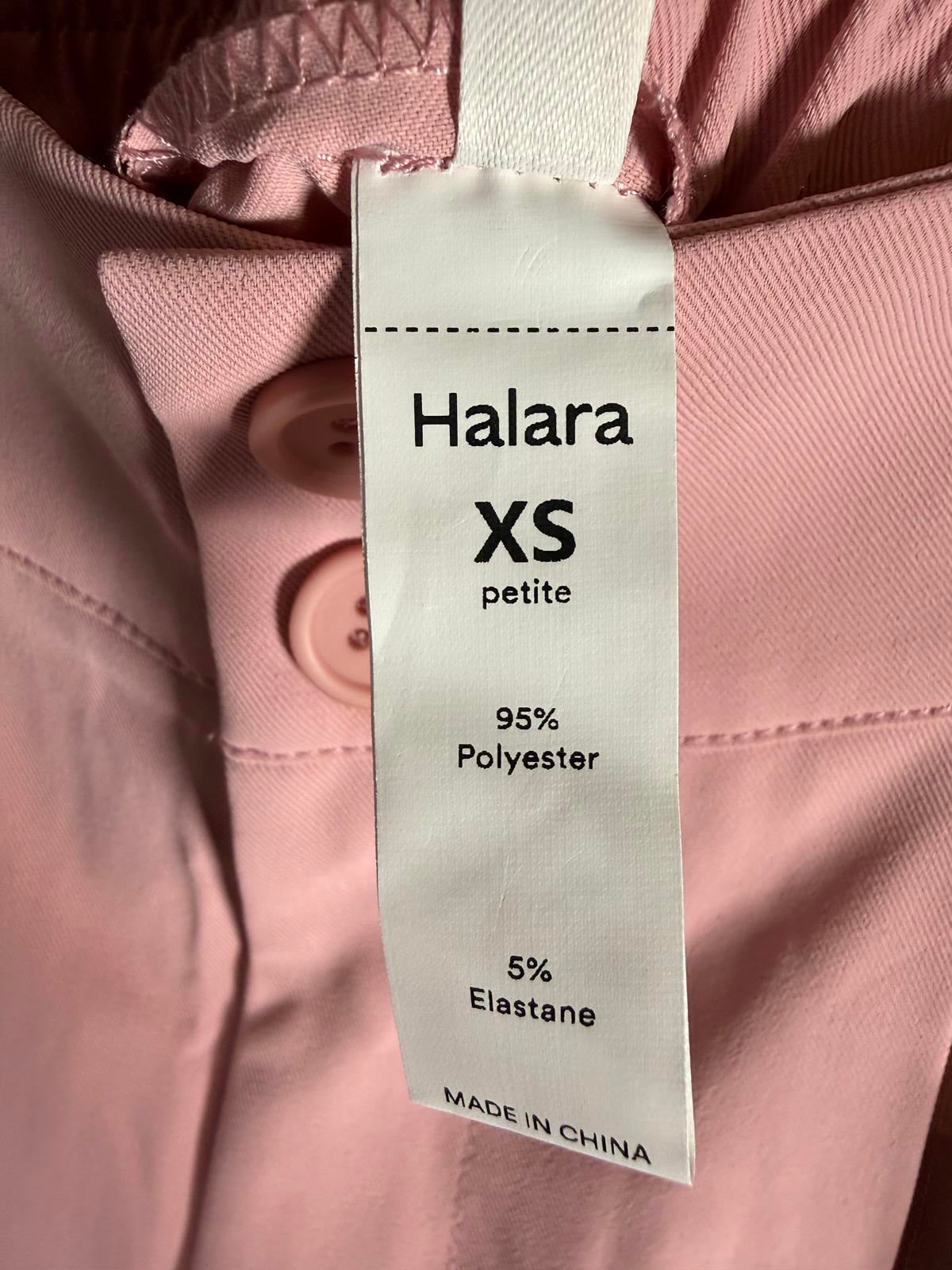 NWT Halara Flex High Waisted Shirred Straight Leg Work Pants Size XS Petite