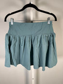 NWT Halara Breezeful Blue Corset Look Lightweight Flowy Mini Skirt - Medium