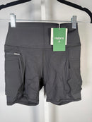 NWT Halara Black Cargo Athletic Shorts with Zipper Pocket Women's Size XS