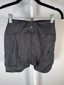 NWT Halara Black Cargo Athletic Shorts with Zipper Pocket Women's Size XS