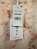 NWT WAYF Mary Lace Trim Slip Dress Satin Midi Women's Size Medium