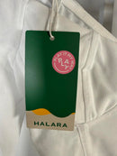 NWT Halara Cropped Long Sleeve Yoga Top White Size XS